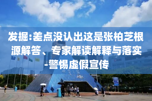 發(fā)掘:差點沒認(rèn)出這是張柏芝根源解答、專家解讀解釋與落實-警惕虛假宣傳