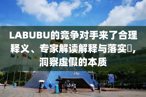 LABUBU的競爭對手來了合理釋義、專家解讀解釋與落實?,洞察虛假的本質(zhì)