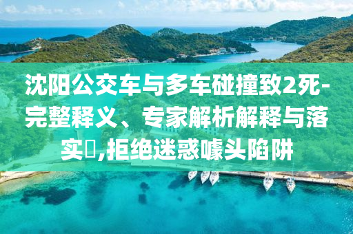 沈陽(yáng)公交車(chē)與多車(chē)碰撞致2死-完整釋義、專家解析解釋與落實(shí)?,拒絕迷惑噱頭陷阱