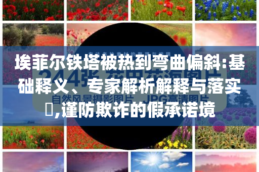 埃菲爾鐵塔被熱到彎曲偏斜:基礎釋義、專家解析解釋與落實?,謹防欺詐的假承諾境