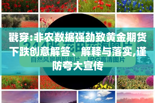 戳穿:非農(nóng)數(shù)據(jù)強勁致黃金期貨下跌創(chuàng)意解答、解釋與落實,謹(jǐn)防夸大宣傳