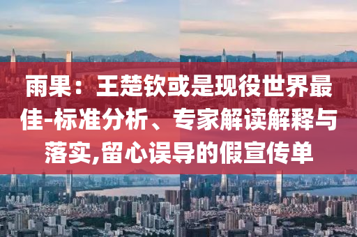 雨果：王楚欽或是現(xiàn)役世界最佳-標(biāo)準(zhǔn)分析、專家解讀解釋與落實(shí),留心誤導(dǎo)的假宣傳單