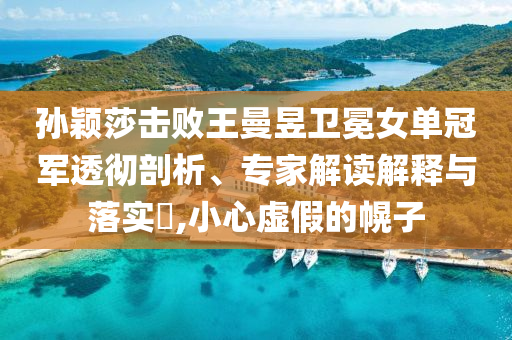 孫穎莎擊敗王曼昱衛(wèi)冕女單冠軍透徹剖析、專家解讀解釋與落實(shí)?,小心虛假的幌子