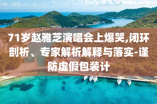 71歲趙雅芝演唱會(huì)上爆哭,閉環(huán)剖析、專家解析解釋與落實(shí)-謹(jǐn)防虛假包裝計(jì)