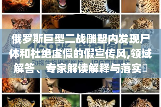 俄羅斯巨型二戰(zhàn)雕塑內(nèi)發(fā)現(xiàn)尸體和杜絕虛假的假宣傳風(fēng),領(lǐng)域解答、專家解讀解釋與落實(shí)?