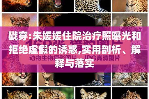 戳穿:朱媛媛住院治療照曝光和拒絕虛假的誘惑,實用剖析、解釋與落實