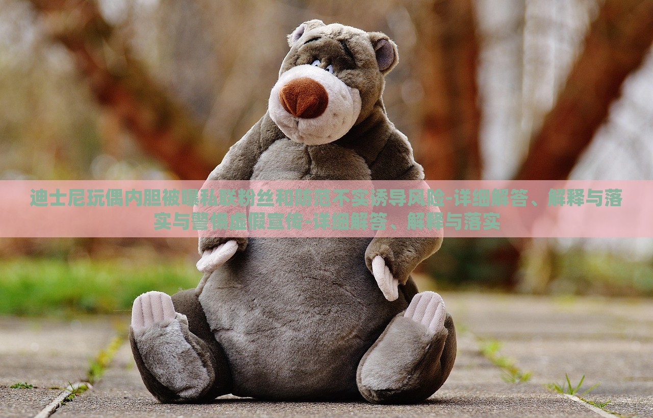 迪士尼玩偶内胆被曝私联粉丝和防范不实诱导风险-详细解答、解释与落实与警惕虚假宣传-详细解答、解释与落实