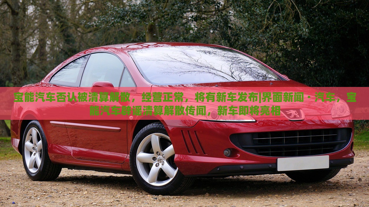 宝能汽车否认被清算解散，经营正常，将有新车发布|界面新闻 · 汽车，宝能汽车辟谣清算解散传闻，新车即将亮相