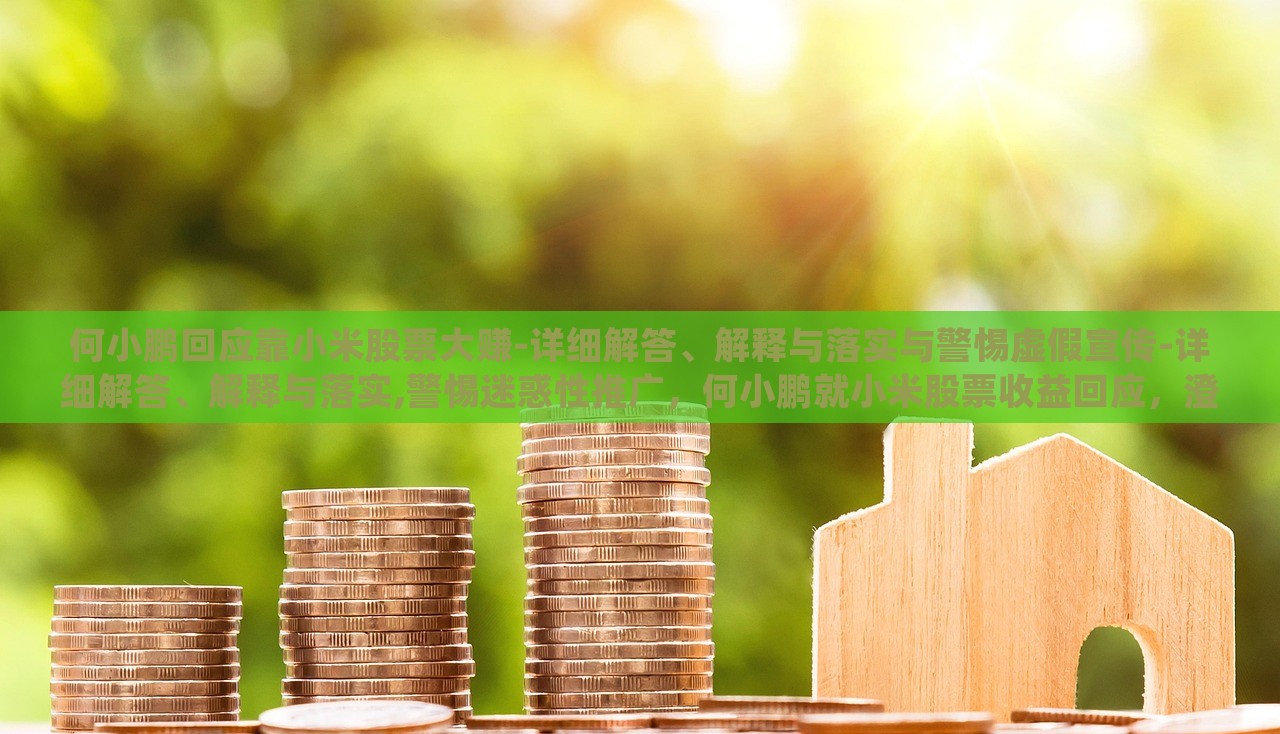 何小鹏回应靠小米股票大赚-详细解答、解释与落实与警惕虚假宣传-详细解答、解释与落实,警惕迷惑性推广，何小鹏就小米股票收益回应，澄清事实与防范虚假宣传